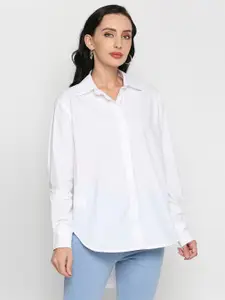 Fab Star Comfort Spread Collar Cotton Oversized Casual Shirt