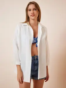 Fab Star Comfort Spread Collar Cotton Oversized Casual Shirt