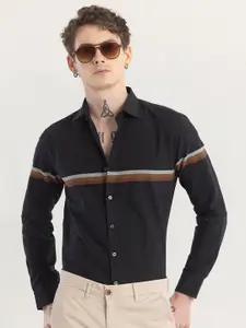 Snitch Straight Skinny Fit Cotton Casual Shirt
