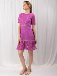 Stylecast X Hersheinbox Lace A-Line Mini Dress