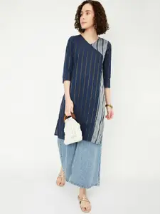 max Woven Design Angrakha Kurta