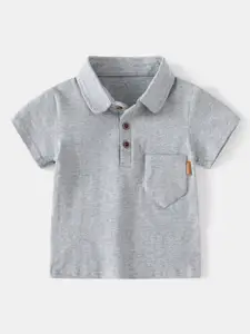 StyleCast Boys Pockets Polo Collar T-shirt