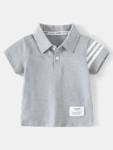 StyleCast Boys Striped Polo Collar T-shirt