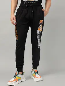 Free Authority Men Dragon Ball Z Printed Mid-Rise Joggers