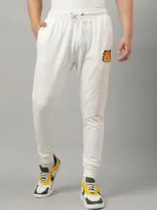 Free Authority Men Printed Cotton Mid Rise Joggers