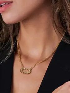 Cerruti 1881 Gold-Plated Minimal Necklace