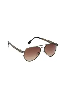 GIO COLLECTION Men Aviator Sunglasses with UV Protected Lens G6815C1BR