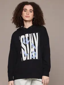 The Roadster Lifestyle Co. Printed Hooded Sweatshirt