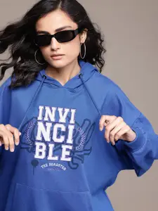 The Roadster Lifestyle Co. Oversized Hooded Longline Sweatshirt