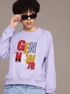 The Roadster Lifestyle Co. Typography Print Sweatshirt