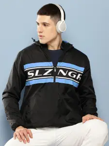 Slazenger Brand Logo Printed Outdoor Jacket