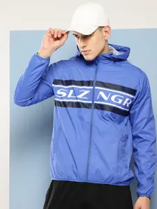 Slazenger Brand Logo Printed Outdoor Jacket