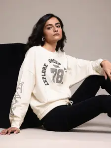 The Roadster Lifestyle Co. Printed Sweatshirt