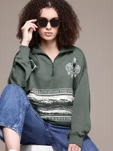 Roadster Women Printed Sweatshirt
