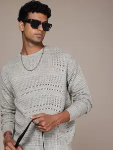 The Roadster Life Co. Open Knit Pullover Sweater