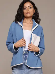 The Roadster Lifestyle Co. Mock Collar Fleece Sweatshirt