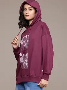 The Roadster Lifestyle Co. Oversized Hooded Longline Sweatshirt