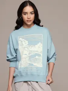 The Roadster Lifestyle Co. Graphic Printed Sweatshirt