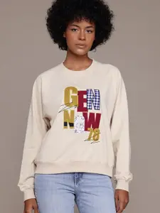 The Roadster Lifestyle Co. Applique-Detail Sweatshirt