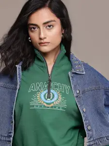 The Roadster Lifestyle Co. Typography Print Sweatshirt