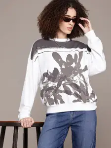 The Roadster Lifestyle Co. Printed Pullover Sweatshirt