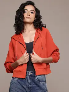 The Roadster Lifestyle Co. Women Hooded Sweatshirt