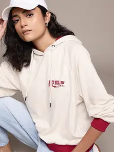 The Roadster Lifestyle Co. Women Hooded Sweatshirt