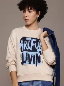 The Roadster Lifestyle Co. Printed Sweatshirt