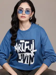 The Roadster Lifestyle Co. Printed Sweatshirt