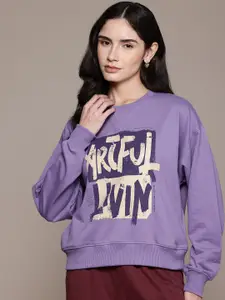 The Roadster Lifestyle Co. Printed Pullover Sweatshirt