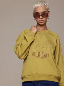 The Roadster Lifestyle Co. Typography Raglan Sleeve Sweatshirt