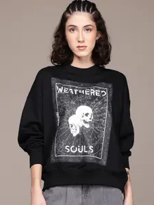 The Roadster Lifestyle Co. Printed Relaxed Sweatshirt