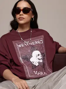 Roadster Printed Sweatshirt