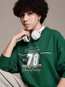 The Roadster Lifestyle Co. Printed Pullover Sweatshirt