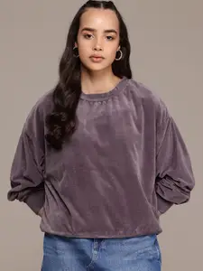 The Roadster Lifestyle Co. Drop Shoulder Fleece Sweatshirt