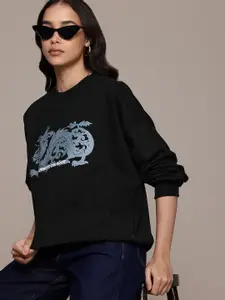 Roadster Printed Sweatshirt