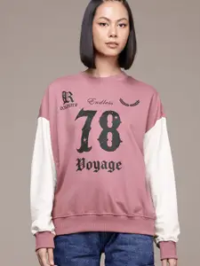 The Roadster Lifestyle Co. Typography Print Relaxed Sweatshirt