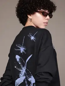 The Roadster Lifestyle Co. Printed Relaxed Sweatshirt