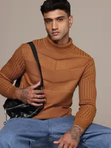 The Roadster Life Co. Self Design Turtle Neck Pullover