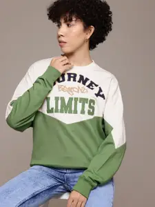 The Roadster Lifestyle Co. Colourblocked Sweatshirt