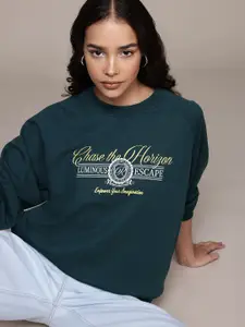 Roadster The Lifestyle Co. Printed Sweatshirt