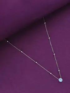 KAI JEWEL Sterling Silver Rhodium-Plated Necklace