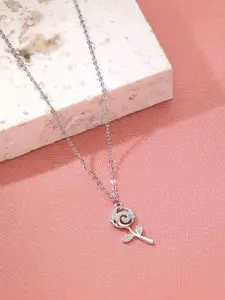 KAI JEWEL 92.5 Sterling Silver Rhodium-Plated Necklace