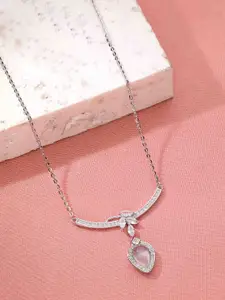 KAI JEWEL 92.5 Sterling Silver Rhodium-Plated Necklace