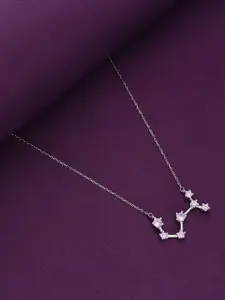 KAI JEWEL Sterling Silver Rhodium-Plated Necklace