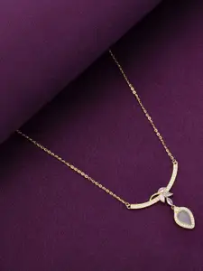 KAI JEWEL 925 Sterling Silver Gold-Plated Necklace