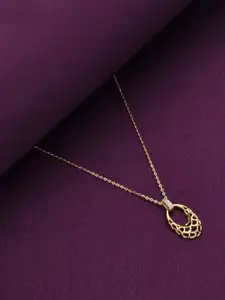 KAI JEWEL 925 Sterling Silver Rose Gold Plated Necklace