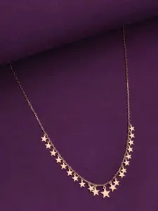 KAI JEWEL 925 Sterling Silver Rose Gold-Plated Necklace