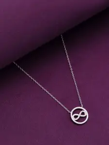 KAI JEWEL Sterling Silver Rhodium-Plated Necklace