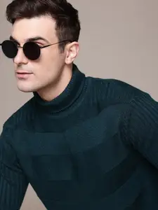 The Roadster Lifestyle Co. Men Striped Pullover